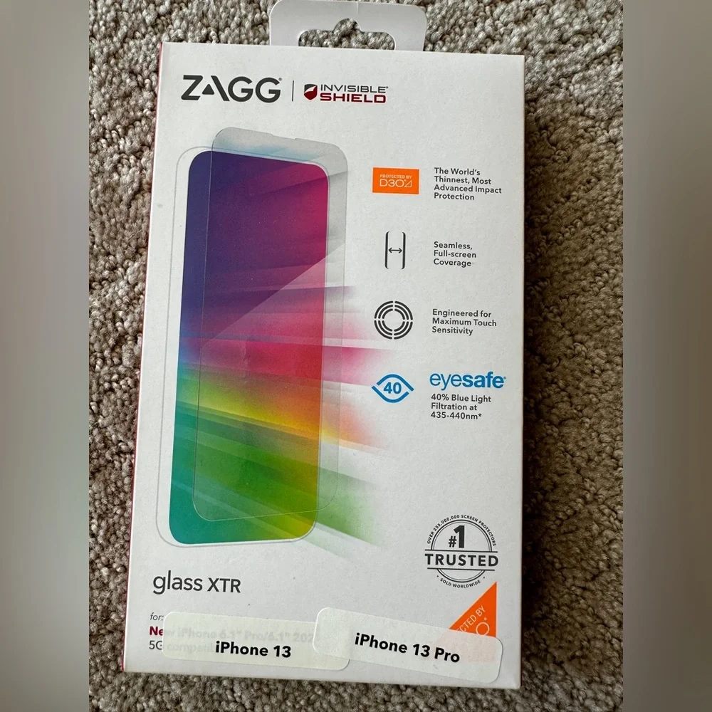 ZAGG Invisible shield NIB iPhone 13 Pro